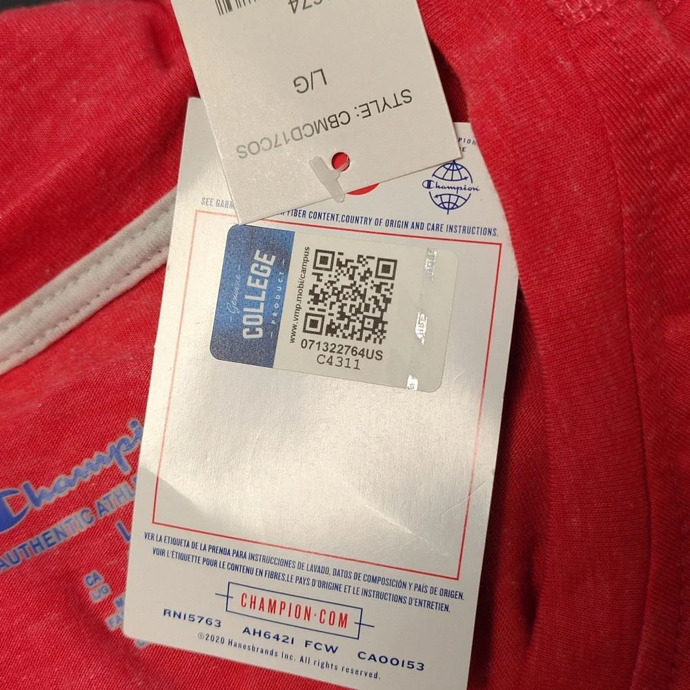 Champion Red University of Georgia Tee - Picture 8 of 10